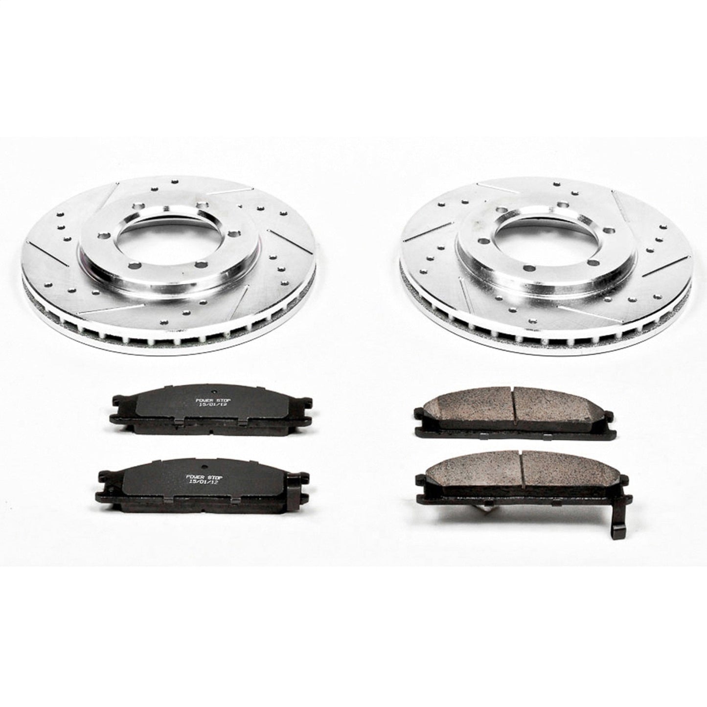 PowerStop Front Z23 Evolution Sport Brake Kit | Nissan Frontier (99-04) (K2278)
