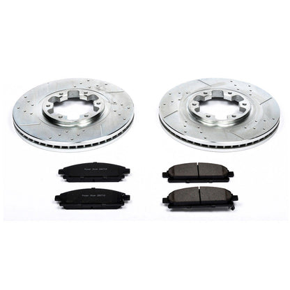 PowerStop Z23 Evolution Sport Front Brake Kit | Infiniti QX4 (97-03) (K2279)