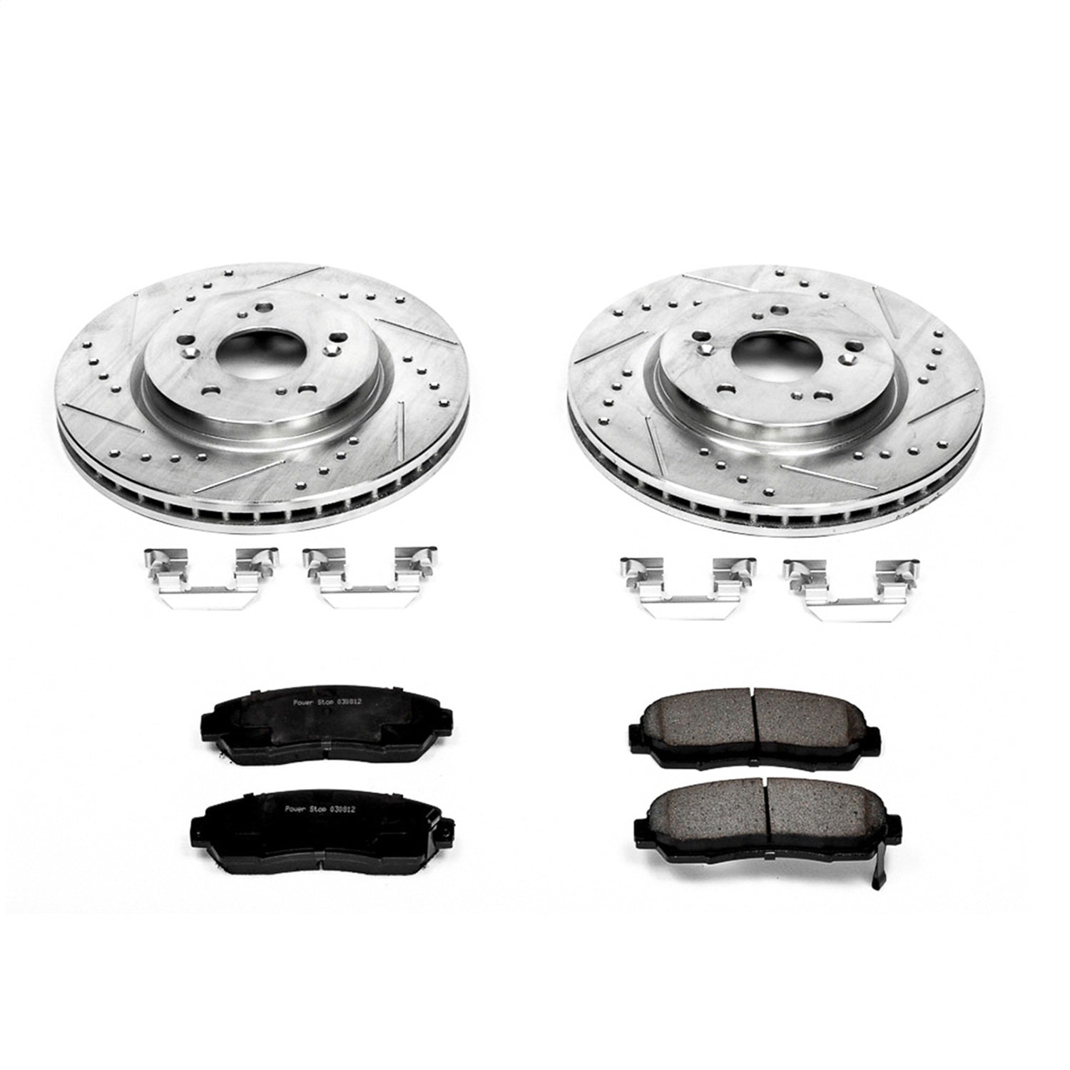 PowerStop Front Z23 Evolution Sport Brake Kit | Acura RDX (07-12) (K228)