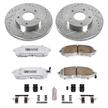 PowerStop Front Z26 Street Warrior Brake Kit | Infiniti I30 (00-01) (K2280-26)