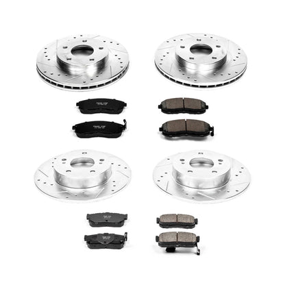PowerStop Front & Rear Z23 Evolution Sport Brake Kit | Infiniti I30 (00-01) (K2281)