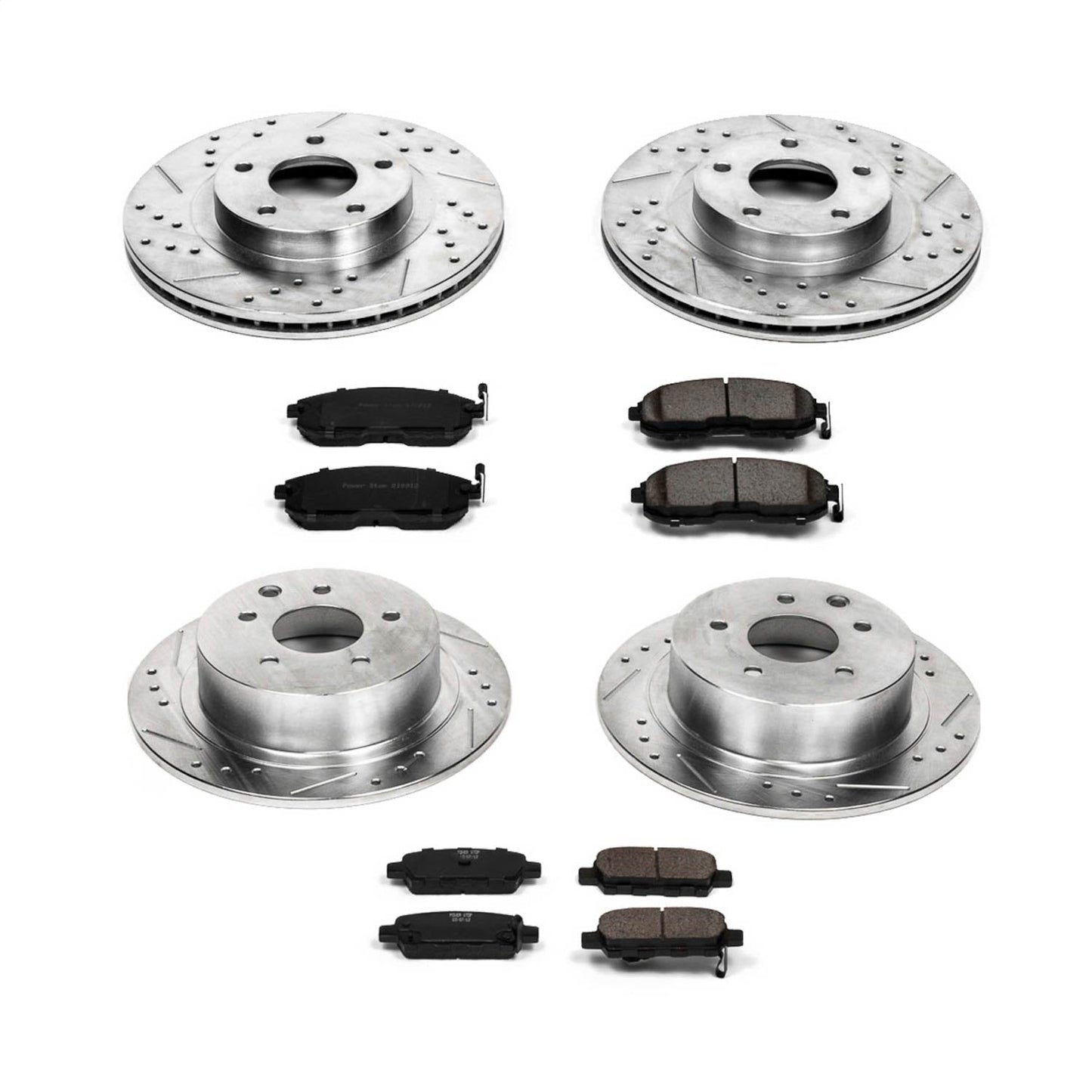 PowerStop Front & Rear Z23 Evolution Sport Brake Kit | Nissan Altima (02-06) (K2283)