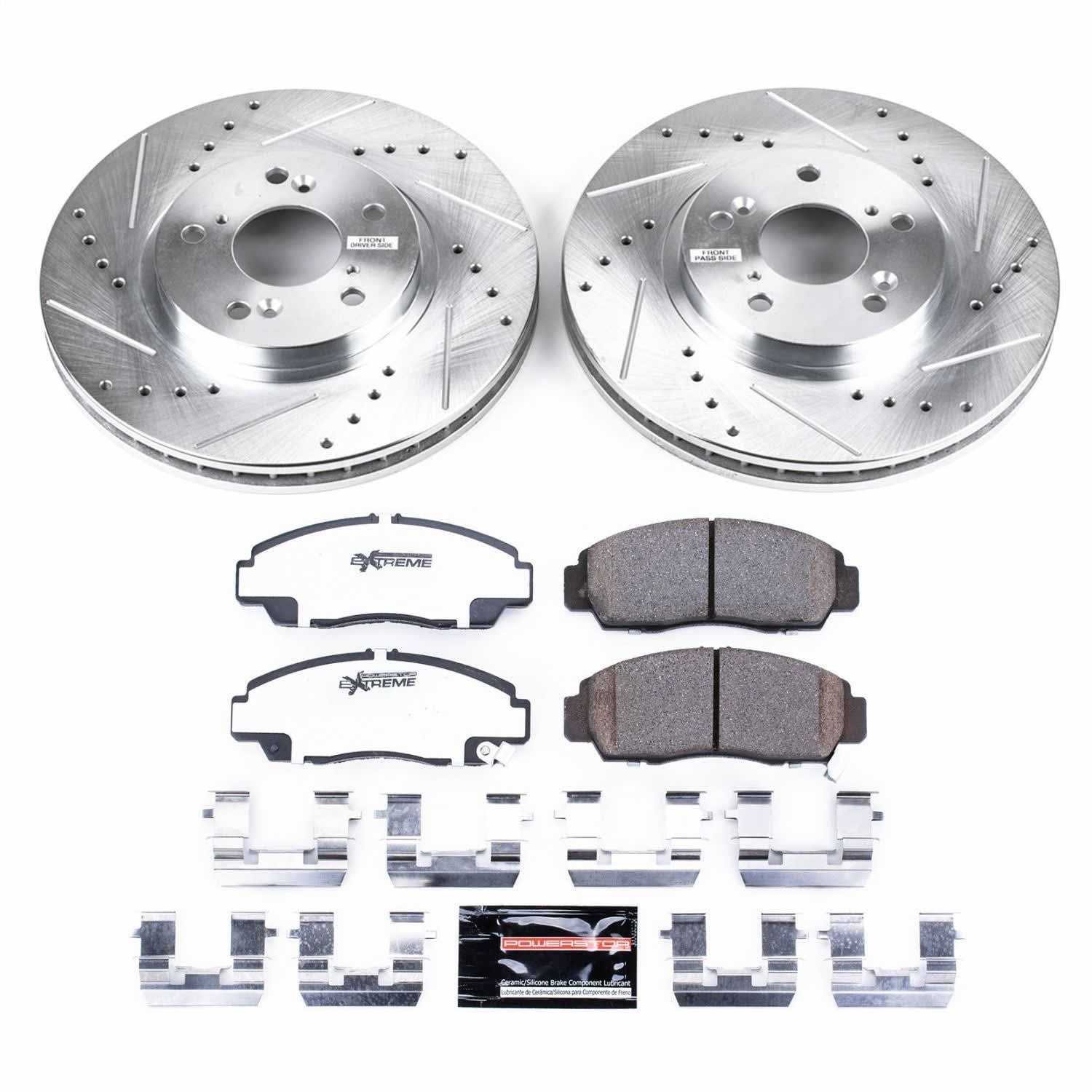 PowerStop Front Z26 Street Warrior Brake Kit | Acura CL (01-03) (K2292-26)