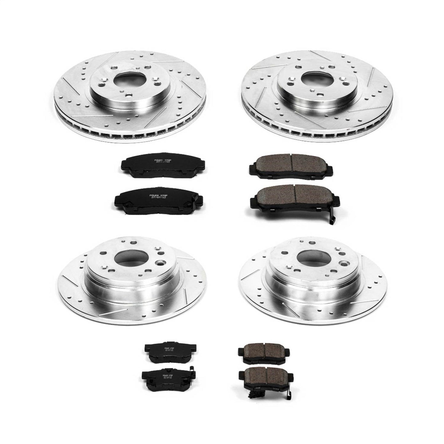 PowerStop Front & Rear Z23 Evolution Sport Brake Kit | Acura TL (99-03) (K2295)