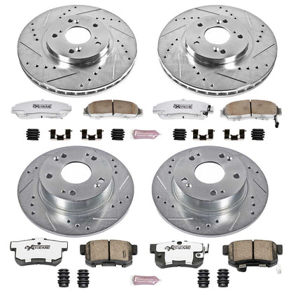PowerStop Front & Rear Z26 Street Warrior Brake Kit | Acura TSX (04-08) (K2297-26)