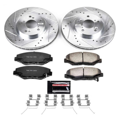 PowerStop Front Z36 Truck & Tow Brake Kit | Honda Pilot (03-08) (K2302-36)