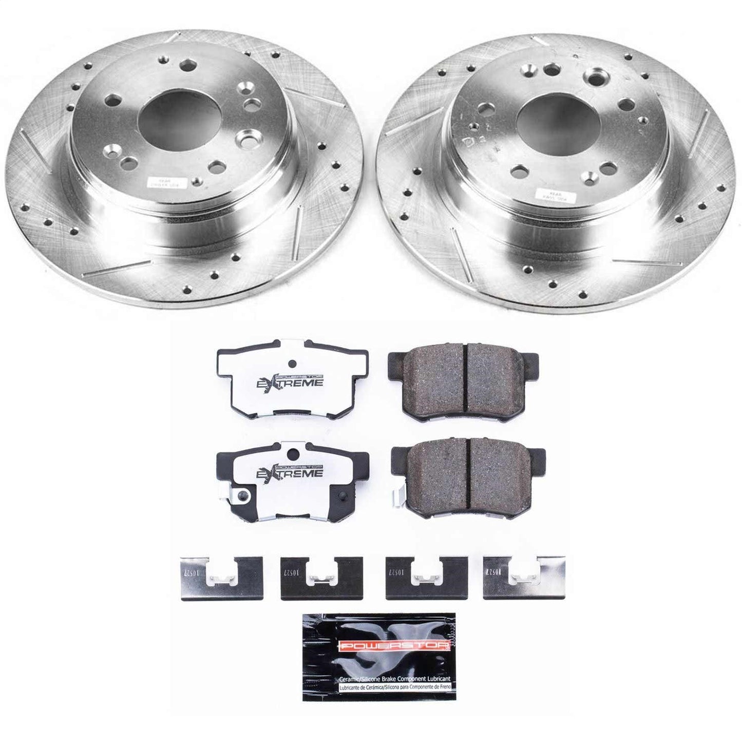PowerStop Rear Z26 Street Warrior Brake Kit | Acura TL (99-03) (K2308-26)
