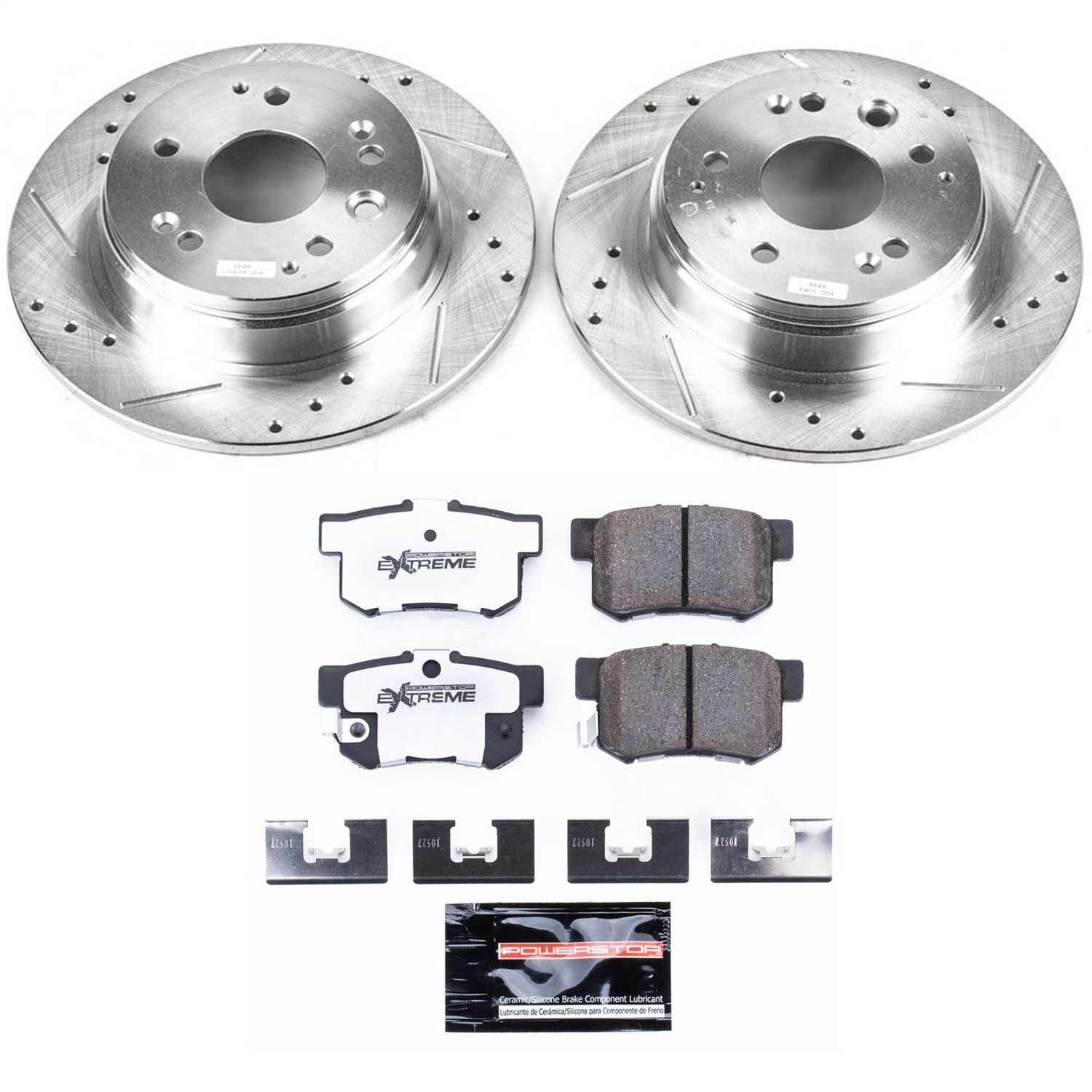 PowerStop Rear Z26 Street Warrior Brake Kit | Acura TL (99-03) (K2308-26)