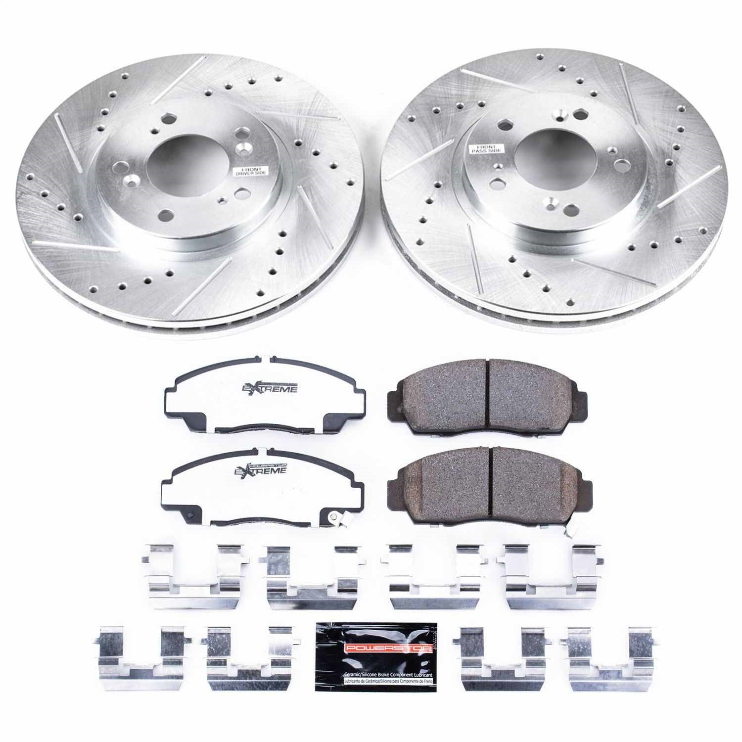 PowerStop Front Z26 Street Warrior Brake Kit | Acura RL (99-04) (K2309-26)