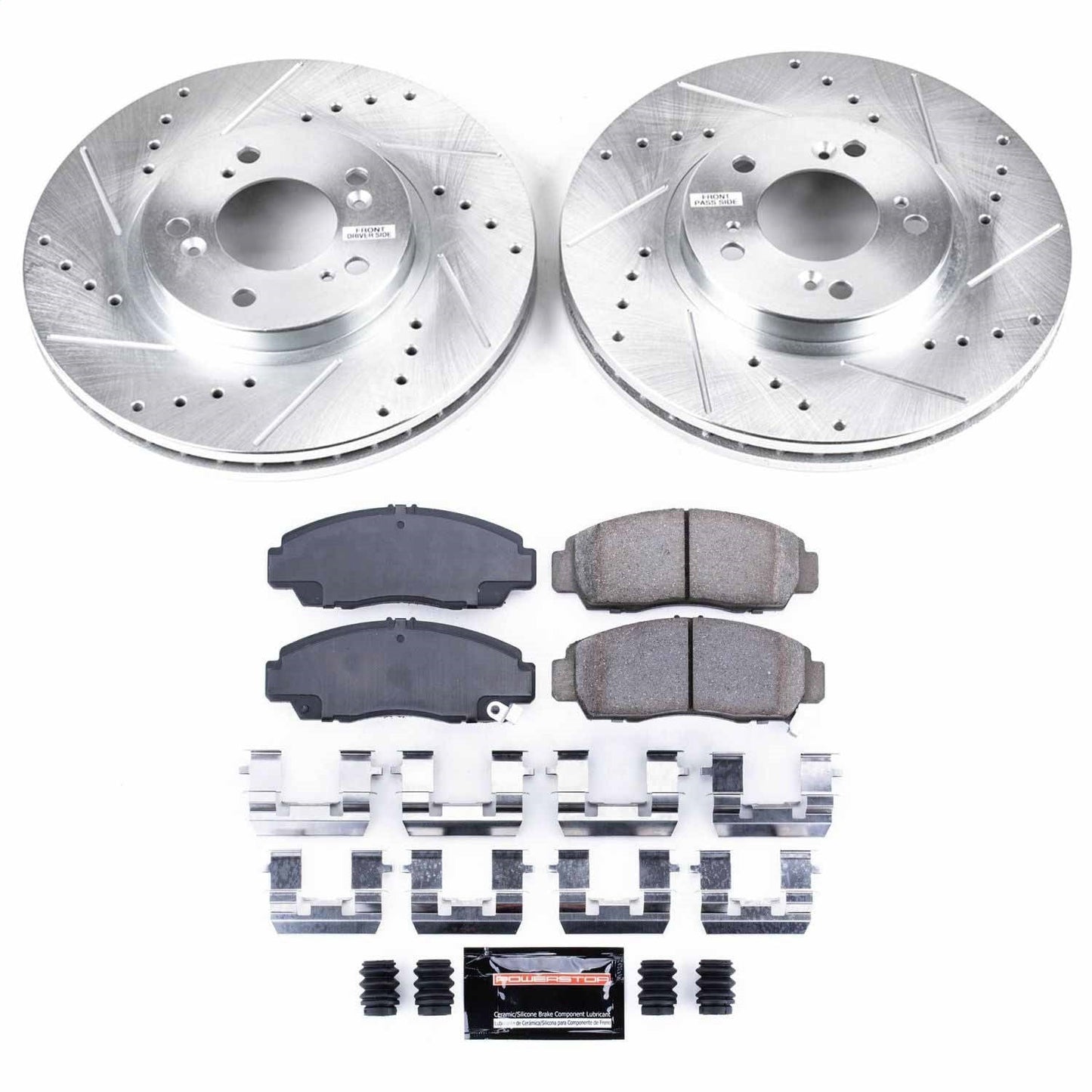 PowerStop Front Z23 Evolution Sport Brake Kit | Acura RL (99-04) (K2309)