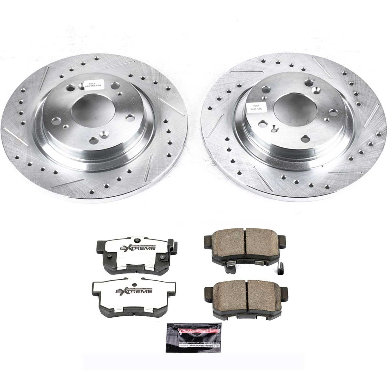 PowerStop Rear Z26 Street Warrior Brake Kit | Honda S2000 (00-09) (K2310-26)