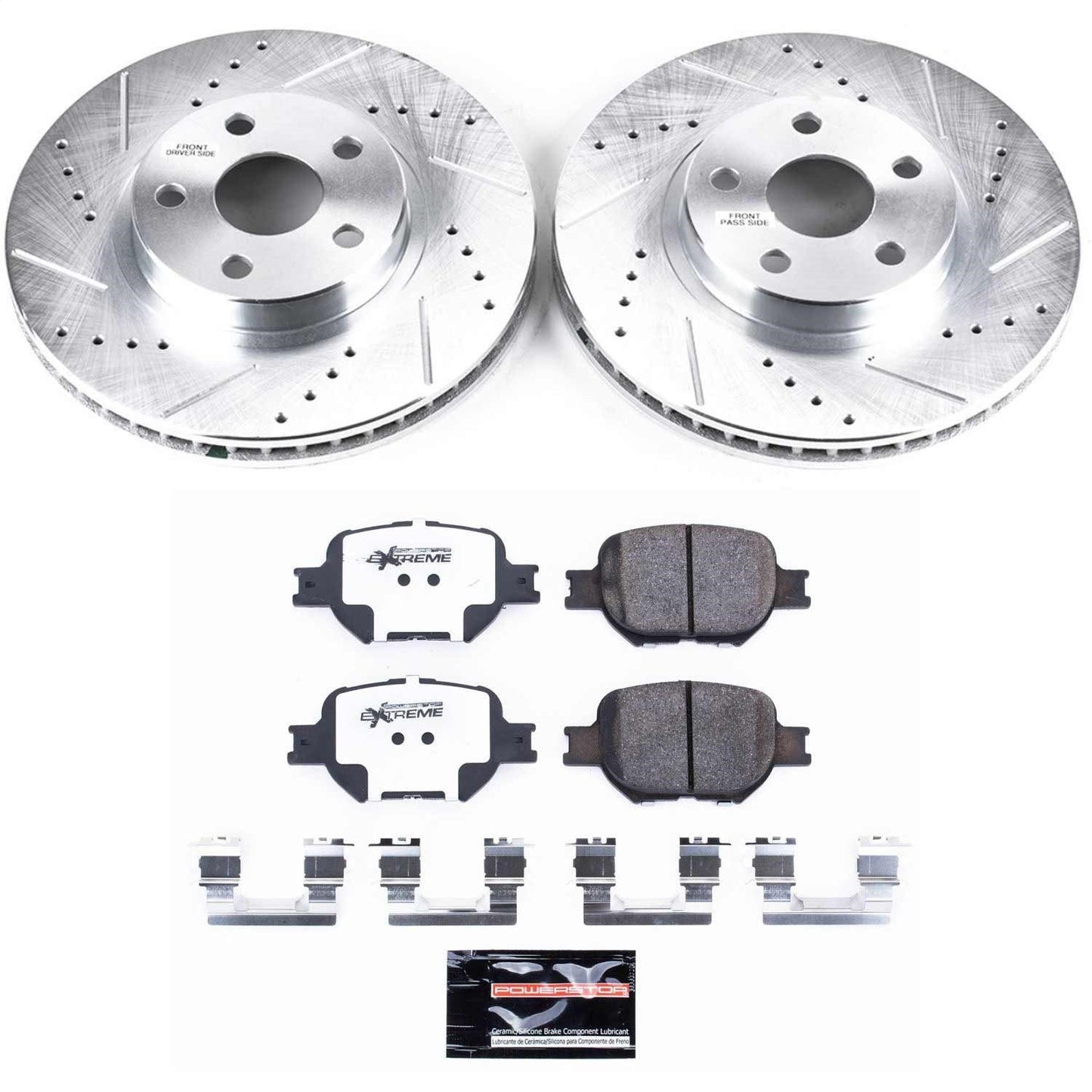 PowerStop Front Z26 Street Warrior Brake Kit | Scion tC (05-10) (K2313-26)