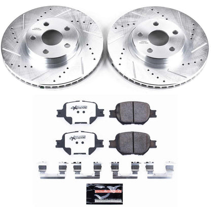 PowerStop Front Z26 Street Warrior Brake Kit | Scion tC (05-10) (K2313-26)