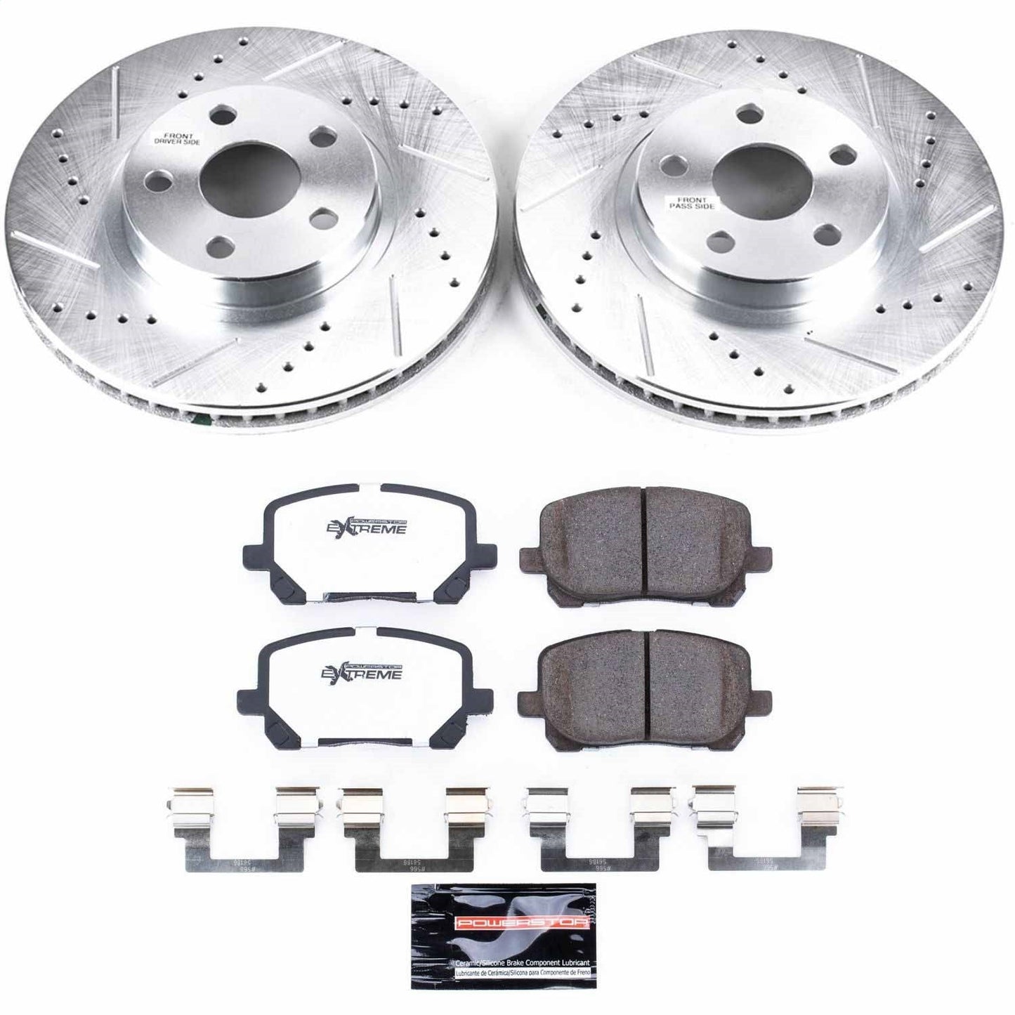 PowerStop Front Z26 Street Warrior Brake Kit | Pontiac Vibe (03-08) (K2316-26)