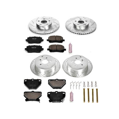 PowerStop Front & Rear Z23 Evolution Sport Brake Kit | Pontiac Vibe (03-06) (K2317)