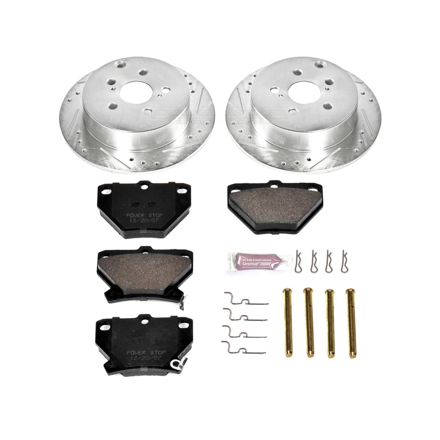 PowerStop Rear Z23 Evolution Sport Brake Kit | Pontiac Vibe (03-06) (K2318)