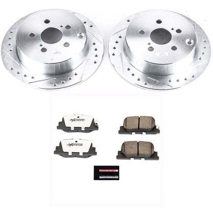 PowerStop Rear Z26 Street Warrior Brake Kit | Scion tC (05-10) (K2319-26)