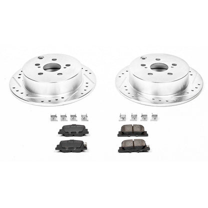 PowerStop Rear Z23 Evolution Sport Brake Kit | Scion tC (05-10) (K2319)