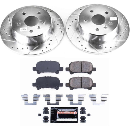 PowerStop Rear Z23 Evolution Sport Brake Kit | Toyota Avalon (00-04) (K2322)