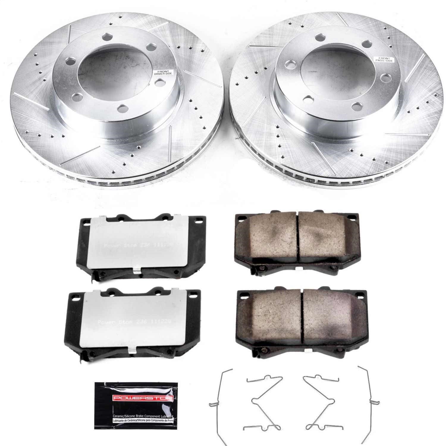 PowerStop Z36 Front Truck & Tow Brake Kit | Toyota Sequoia (01-02) (K2323-36)
