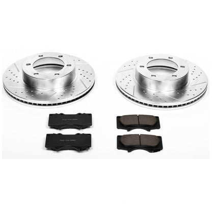 PowerStop Front Z23 Evolution Sport Brake Kit | Toyota Sequoia (01-07) (K2324)