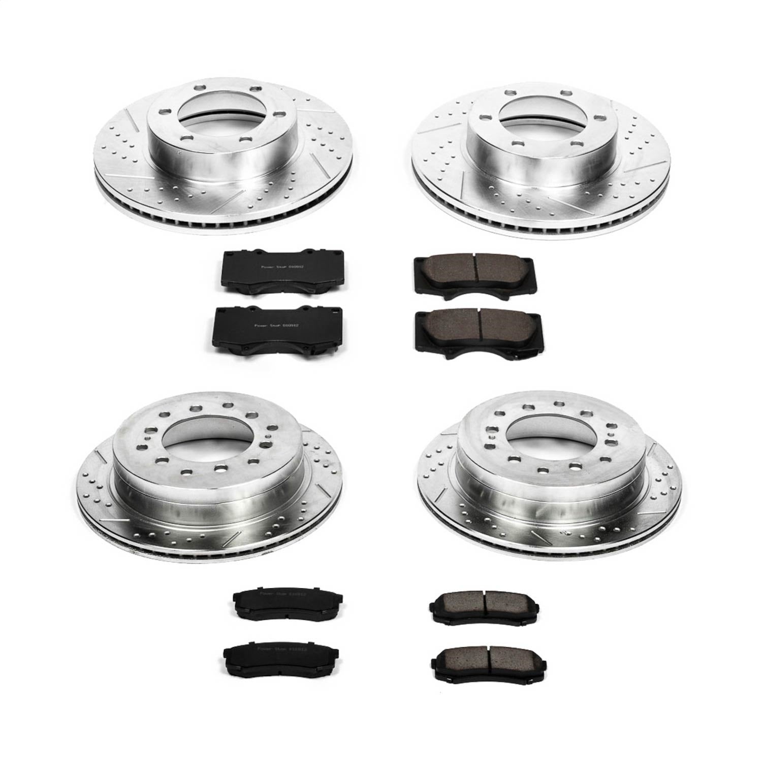 PowerStop Front & Rear Z23 Evolution Sport Brake Kit | Toyota Sequoia (01-07) (K2325)