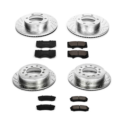 PowerStop Front & Rear Z23 Evolution Sport Brake Kit | Toyota Sequoia (01-07) (K2325)