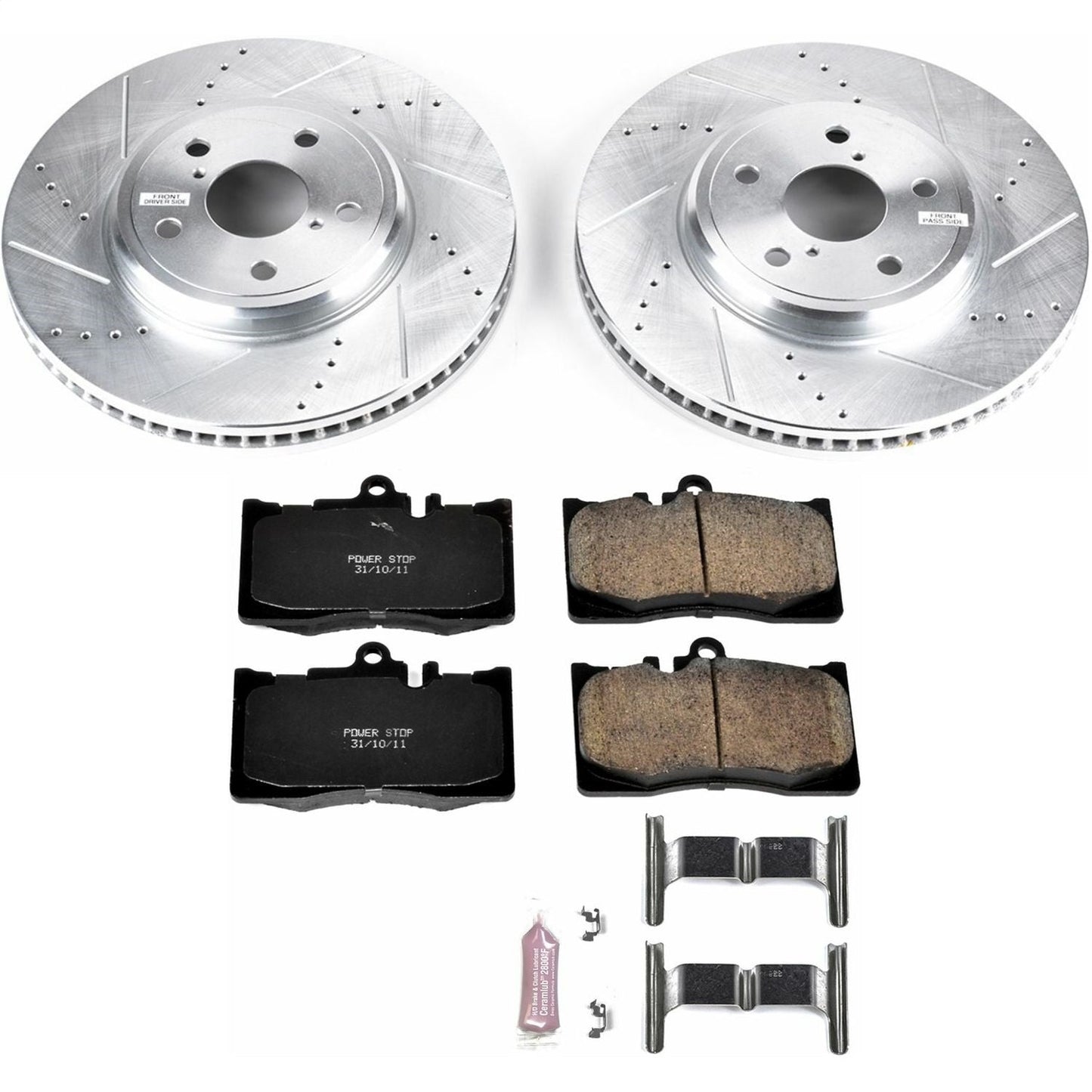 PowerStop Front Z23 Evolution Sport Brake Kit | Lexus LS430 (01-06) (K2327)