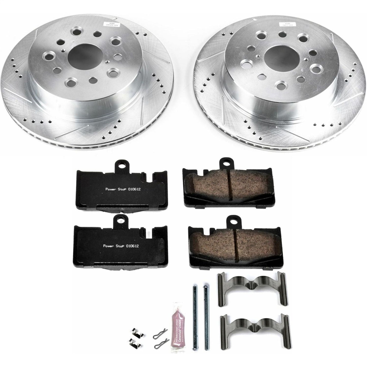PowerStop Rear Z23 Evolution Sport Brake Kit | Lexus LS430 (01-06) (K2329)