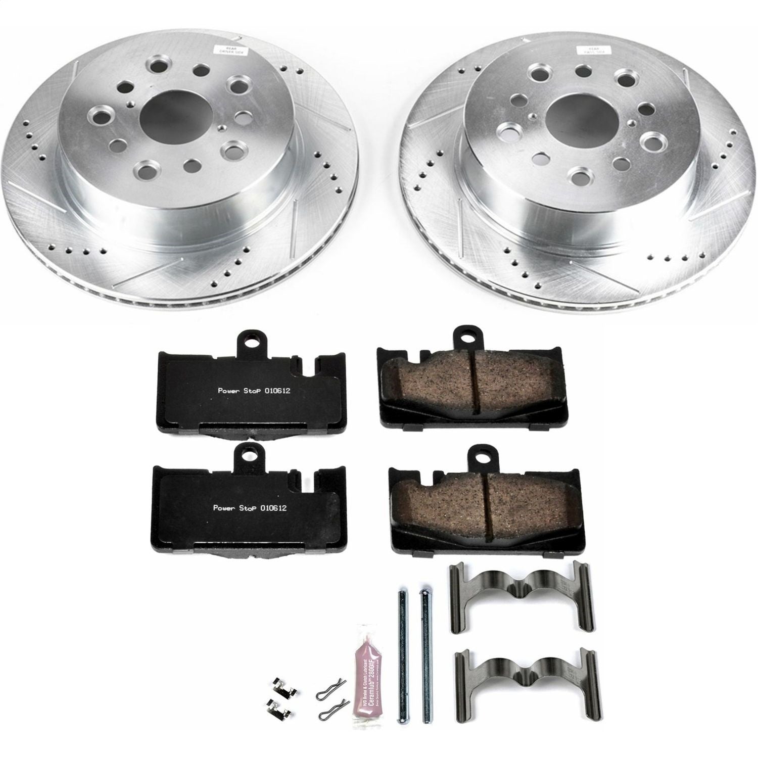 PowerStop Rear Z23 Evolution Sport Brake Kit | Lexus LS430 (01-06) (K2329)