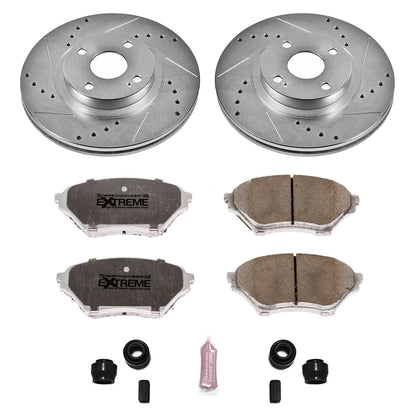 PowerStop Front Z26 Street Warrior Brake Kit | Mazda Miata (01-05) (K2353-26)