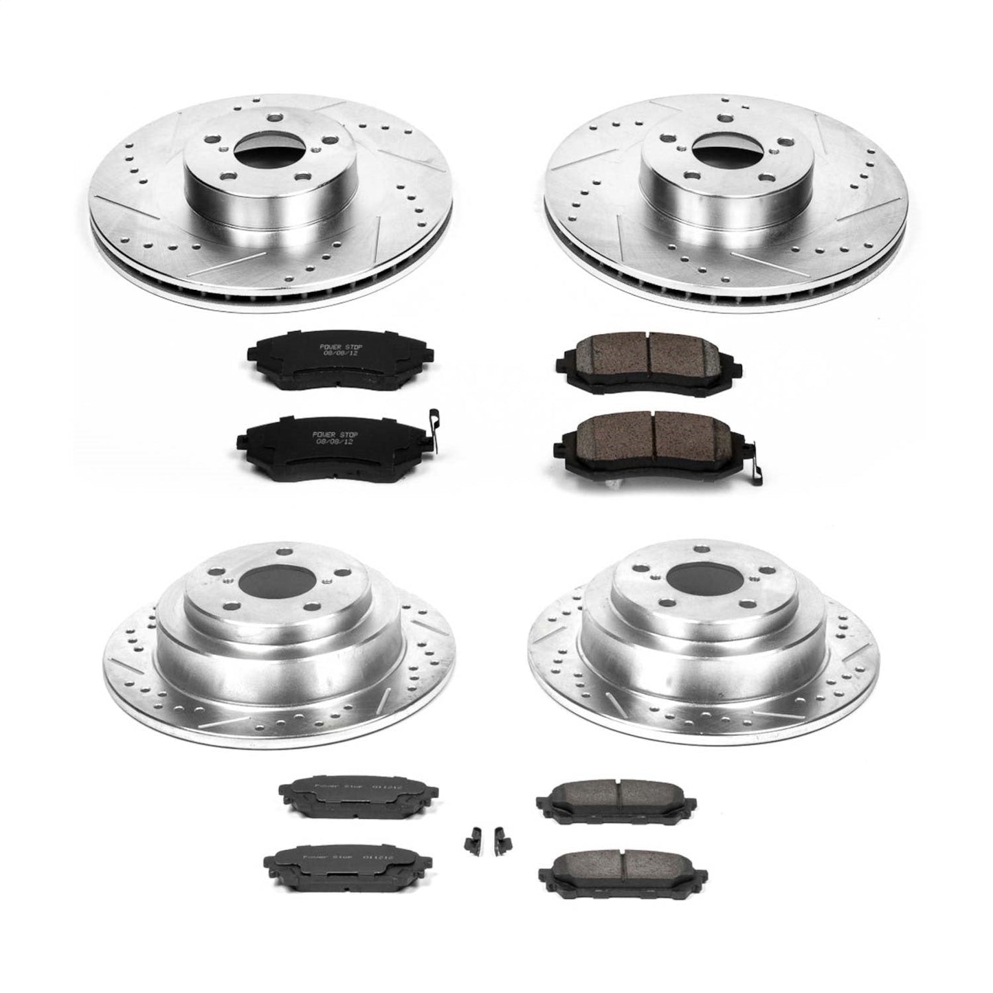 PowerStop Front & Rear Z23 Evolution Sport Brake Kit | Saab 9-2X (05-06) (K2376)