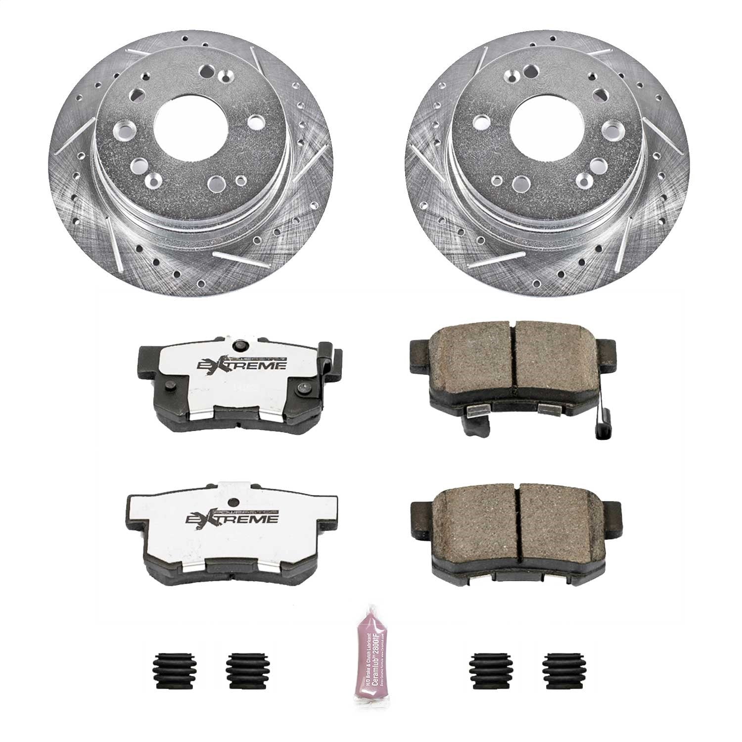PowerStop Rear Z26 Street Warrior Brake Kit | Acura CL (01-03) (K2383-26)