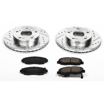 PowerStop Front Z23 Evolution Sport Brake Kit | Honda Civic (06-11) (K2384)