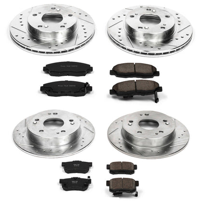 PowerStop Front & Rear Z23 Evolution Sport Brake Kit | Honda Civic (06-11) (K2385)
