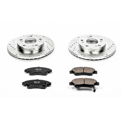 PowerStop Front Z23 Evolution Sport Brake Kit | Acura RSX (02-06) (K2386)