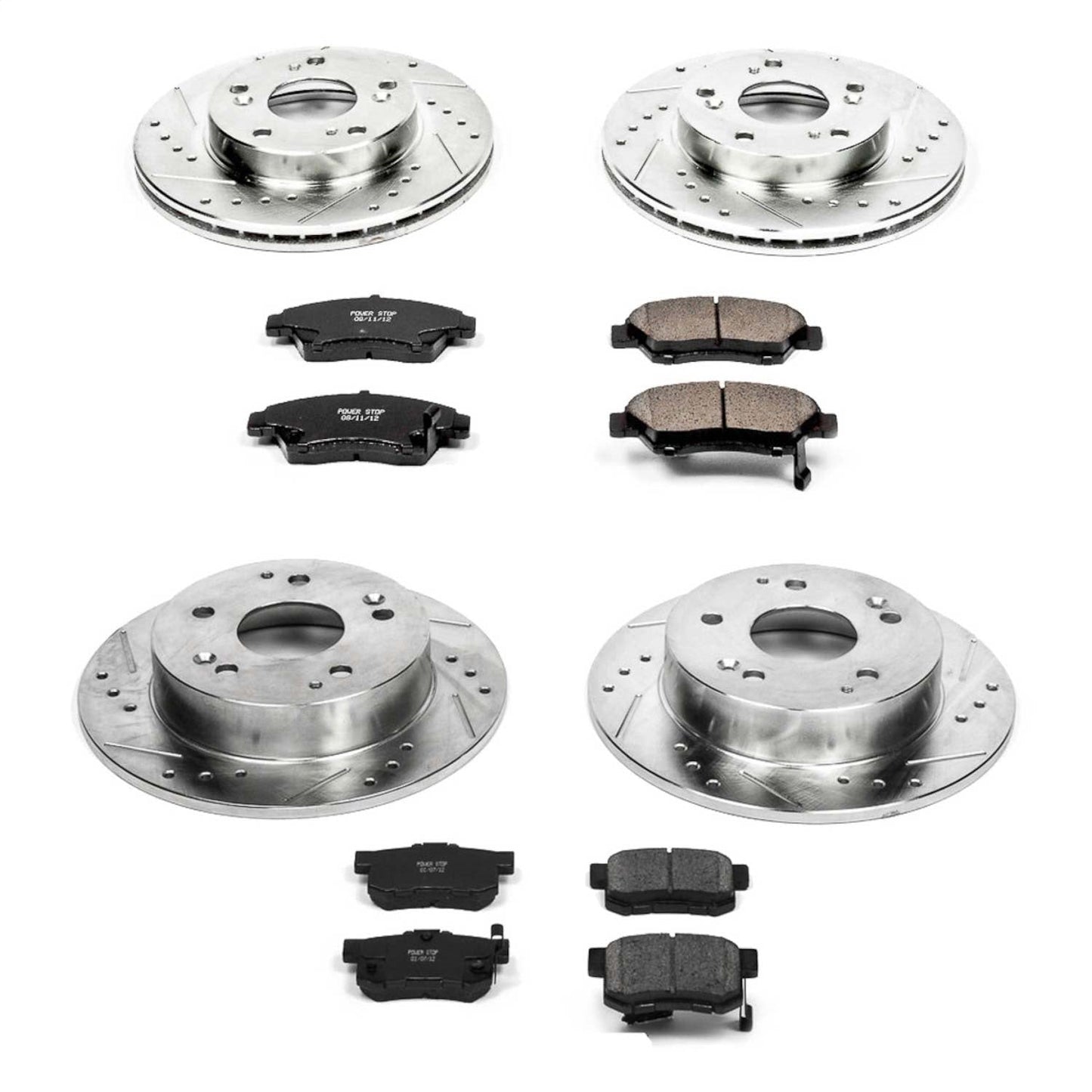 PowerStop Front & Rear Z23 Evolution Sport Brake Kit | Acura RSX (02-06) (K2387)