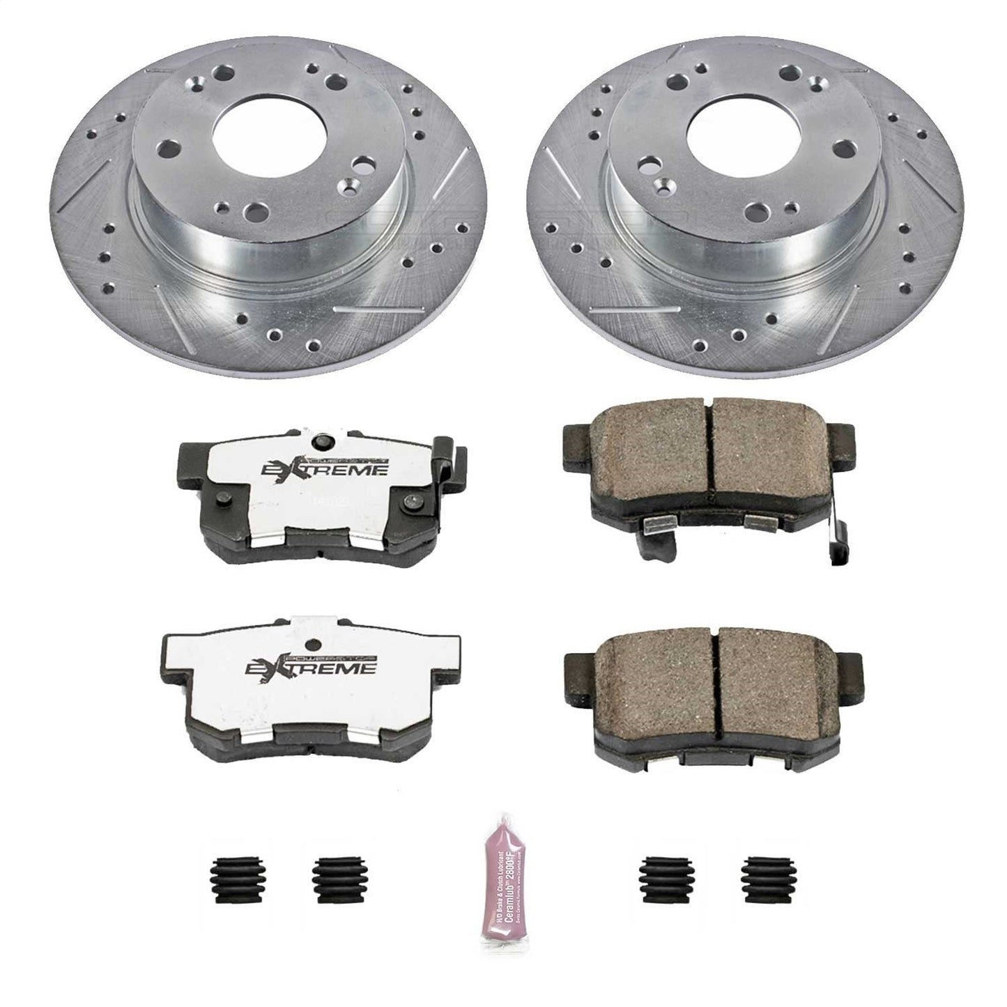 PowerStop Rear Z26 Street Warrior Brake Kit | Acura TSX (04-08) (K2391-26)