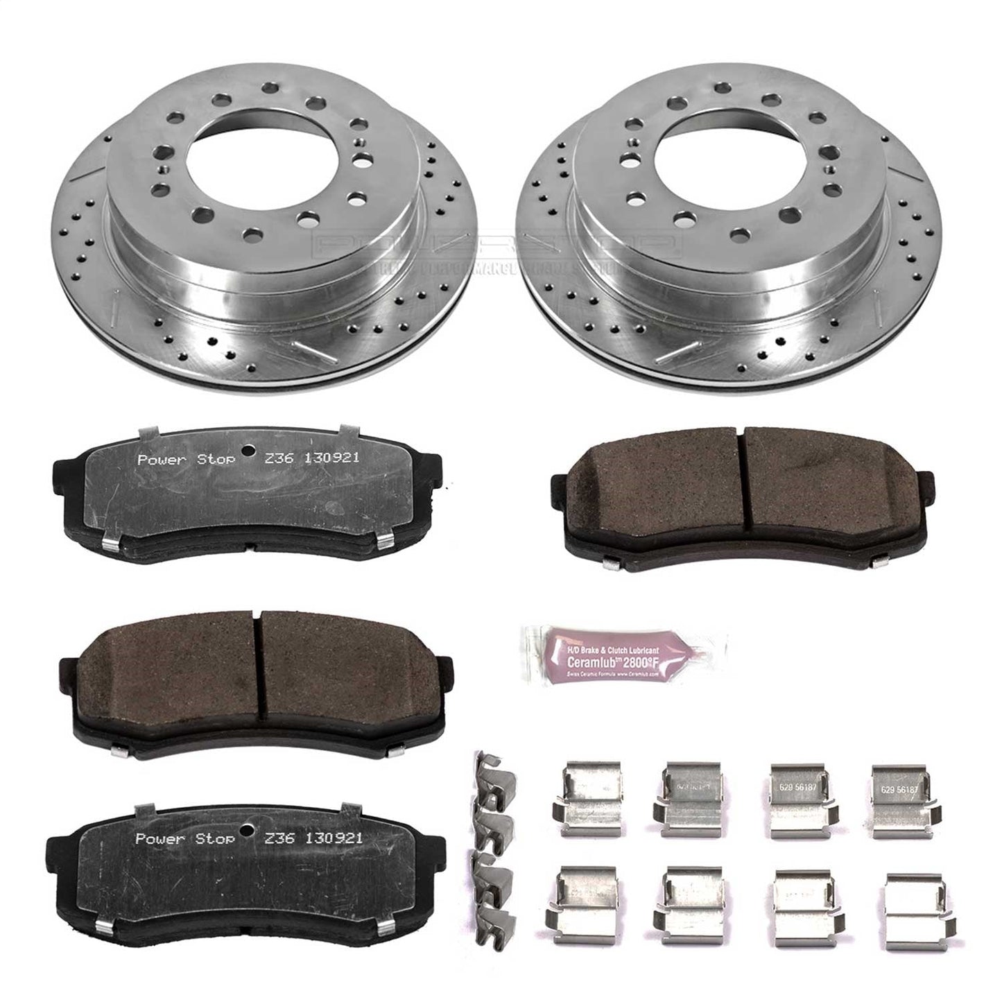 PowerStop Rear Z36 Truck & Tow Brake Kit | Lexus GX470 (03-09) (K2405-36)