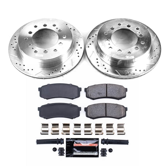 PowerStop Rear Z23 Evolution Sport Brake Kit | Lexus GX470 (03-09) (K2405)
