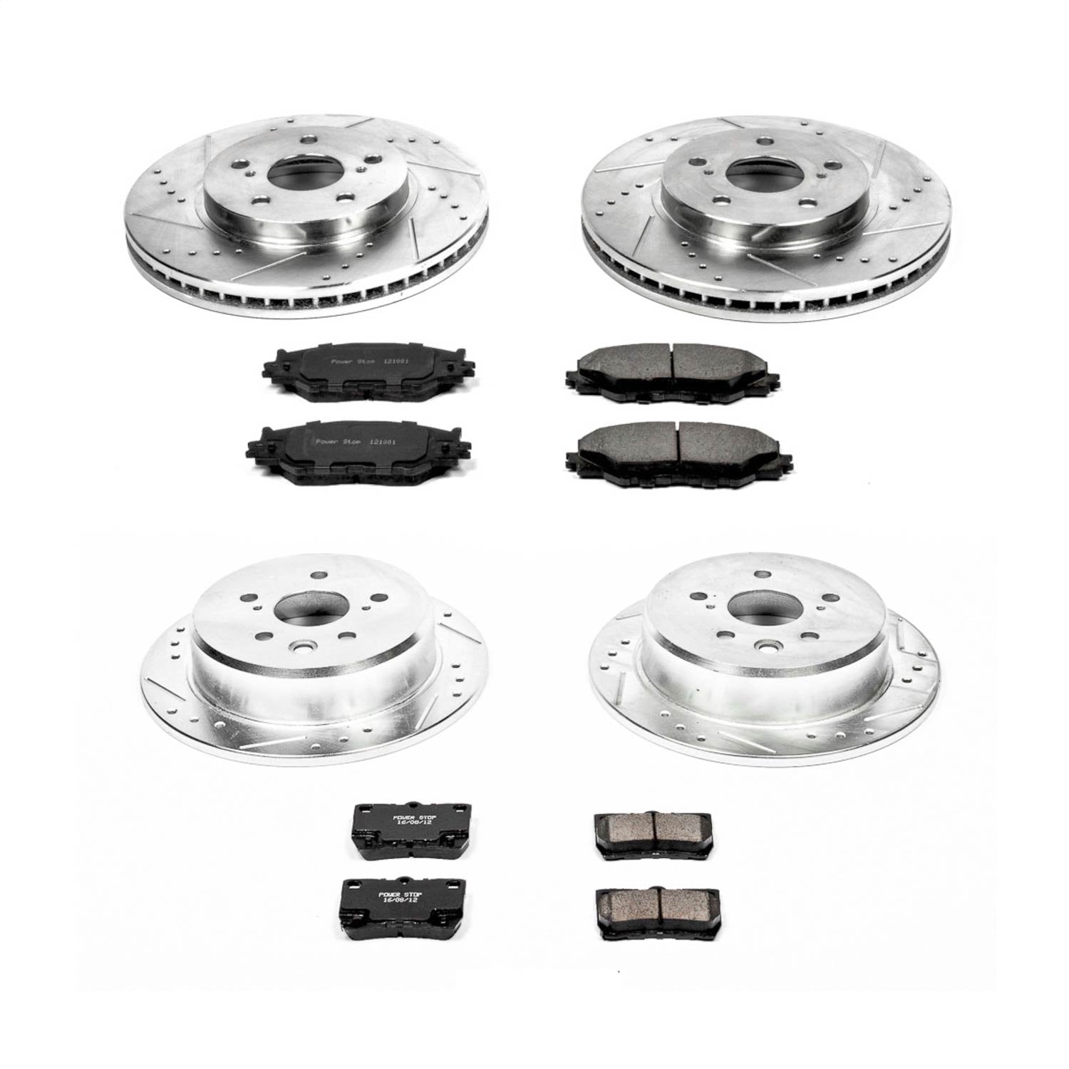 PowerStop Front & Rear Z23 Evolution Sport Brake Kit | Lexus IS250 (06-13) (K2407)