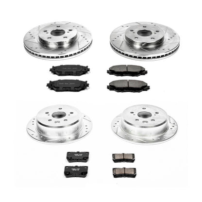 PowerStop Front & Rear Z23 Evolution Sport Brake Kit | Lexus IS250 (06-13) (K2407)
