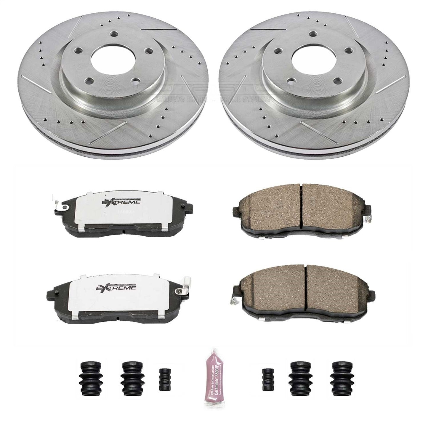 PowerStop Front Z26 Street Warrior Brake Kit | Nissan Altima (07-13) (K241-26)