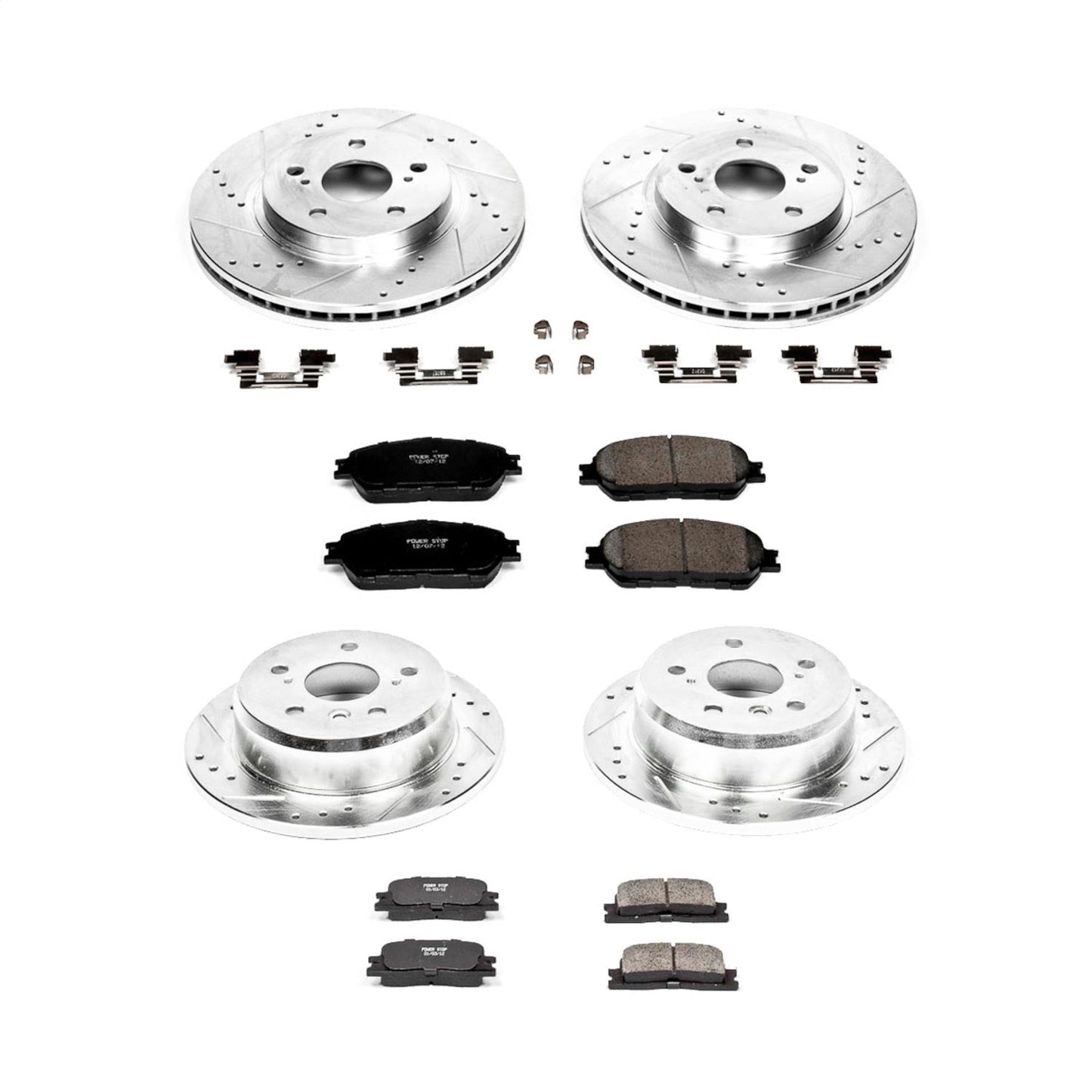 PowerStop Front and Rear Z23 Evolution Brake Kit | Toyota Camry (05-06) (K2413)