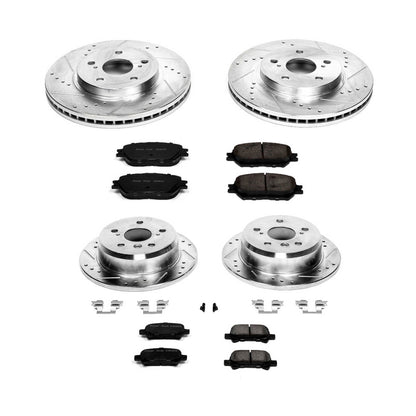 PowerStop Front & Rear Z23 Evolution Sport Brake Kit | Toyota Camry (02) (K2415)