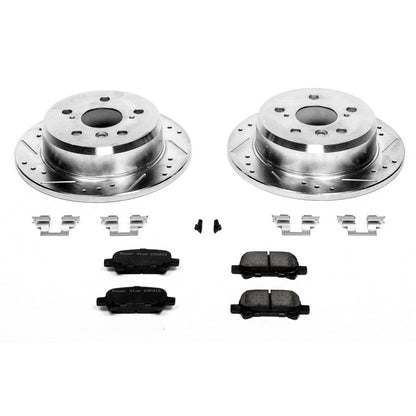 PowerStop Rear Z23 Evolution Sport Brake Kit | Toyota Avalon (05-07) (K2417)