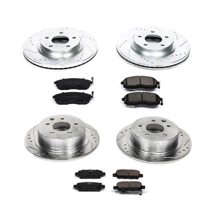 PowerStop Front & Rear Z23 Evolution Sport Brake Kit | Nissan Altima (10-13) (K242)