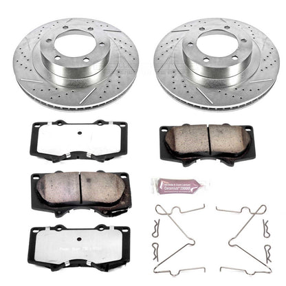 PowerStop Front Z36 Truck & Tow Brake Kit | Lexus GX470 (03-09) (K2421-36)