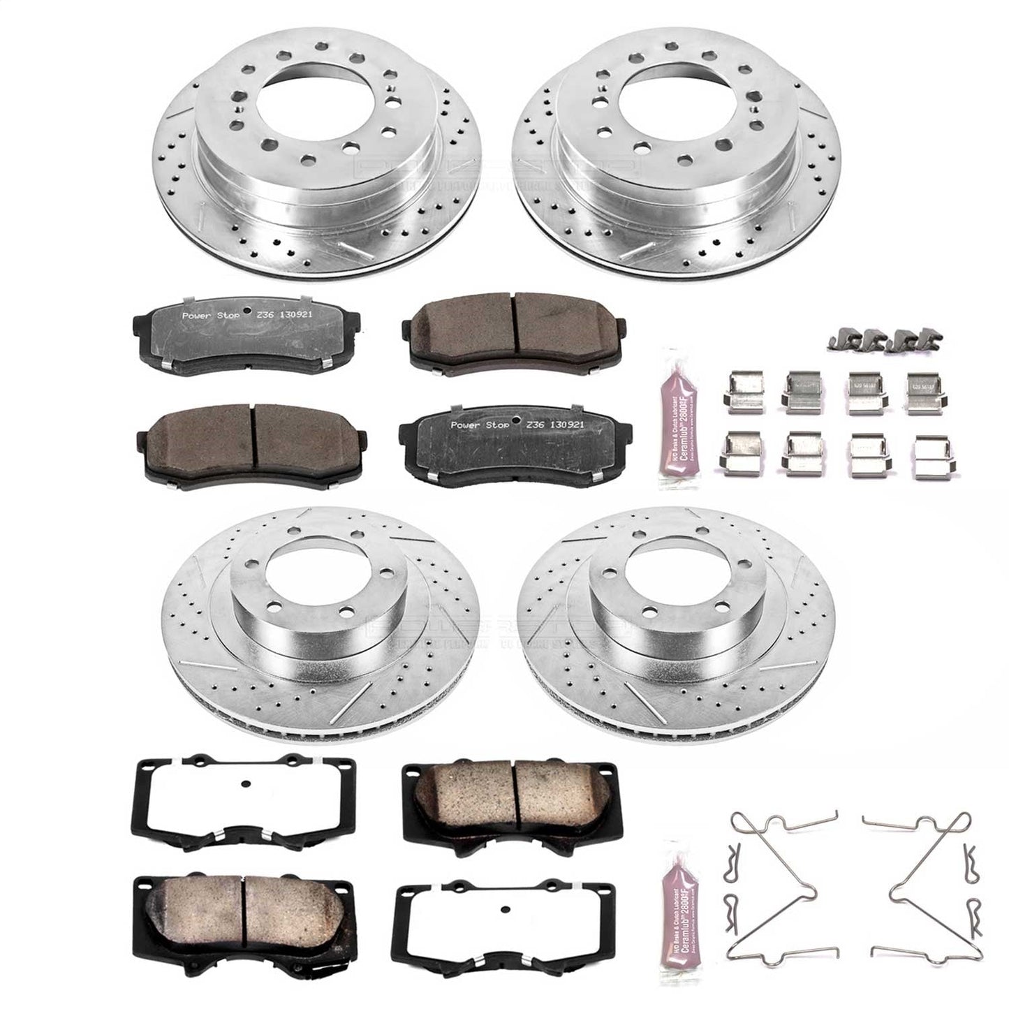 PowerStop Front & Rear Z36 Truck & Tow Brake Kit | Lexus GX470 (03-09) (K2422-36)