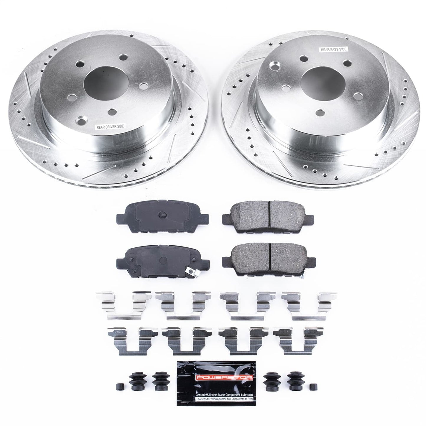 PowerStop Rear Z23 Evolution Sport Brake Kit | Infiniti FX35 (03-12) (K2427)